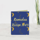 Carte Ramadan Karim 1443 (Devant)