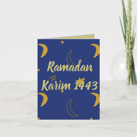 Carte Ramadan Karim 1443 (Devant)