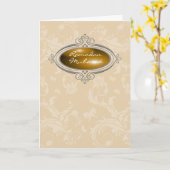 Carte Ramadan Moubarak (Fleur jaune)