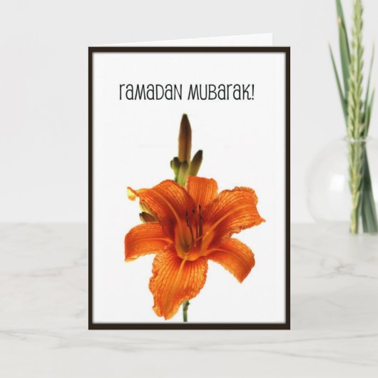 Carte Ramadan Moubarak (Devant)