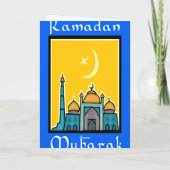 Carte Ramadan Moubarak (Dos)