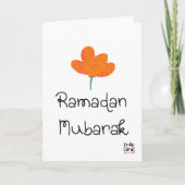 Carte Ramadan Mubarak - Simple (Devant)