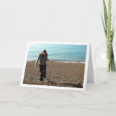 Carte Ramassage de galets sur la plage (Devant)