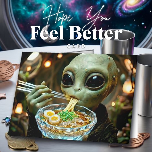 Carte Ramen Alien | Remets-toi | Mieux te sentir