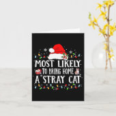 Carte Ramenez très probablement à la maison Stray Chat H (Fleur jaune)