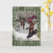 Carte ranch à cheval (Fleur jaune)