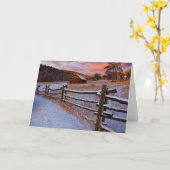 Carte Ranch de neige (Fleur jaune)