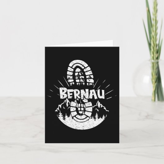 Carte Randonnée À Bernau Allemagne Vacances Hiker 1 (Devant)