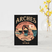Carte Randonnée Camping Adventure Explorer Arches Nation (Fleur jaune)