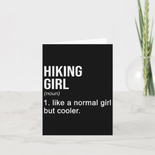 Carte Randonnée fille Noun Définition Randonnée Hiker Mo
