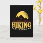Carte Randonnée Meilleur régime de retraite (Fleur jaune)