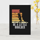 Carte Randonnée vintage rétro (Fleur jaune)