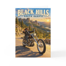 Randonnées à moto dans les Black Hills du Dakota d