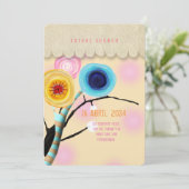 Carte Ranunculus boutonniere (Debout devant)