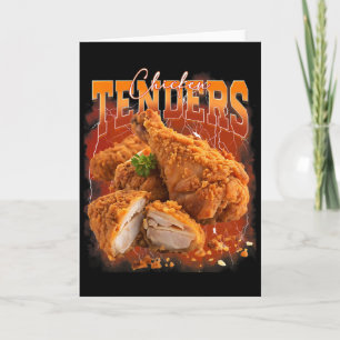 Carte Rap Bootleg Vintage Années 1990 Tenders de Poulet