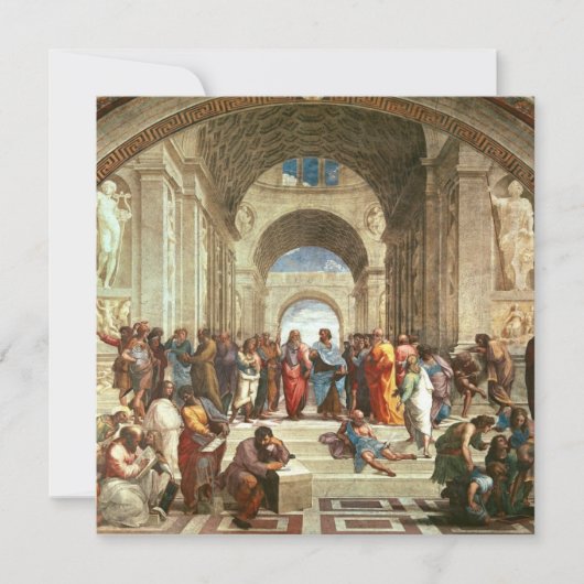 Carte Raphael - L'École d'Athènes (Devant)