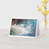 Carte Rapides, Hiroshi Yoshida, coupe de bois (Fleur jaune)