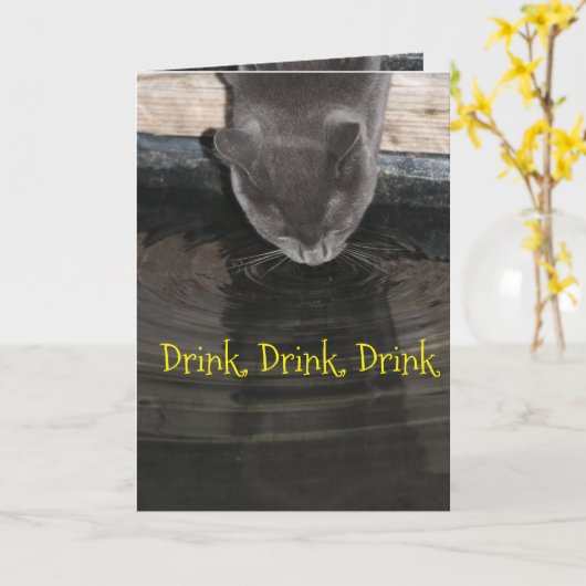 Carte Rappel d'anniversaire (Fleur jaune)