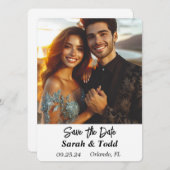 Carte Rappel Événement à Plat (Devant / Derrière)