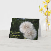 Carte Rappelez-vous les (Fleur jaune)