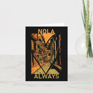 Carte Rappelez-vous Nola N'oubliez jamais La Nouvelle-Or