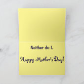 Carte "... rappelez-vous quand vous avez eu le temps de  (Intérieur)