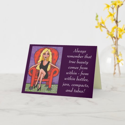 Carte Rappelez-vous toujours cette vraie beauté... (Fleur jaune)