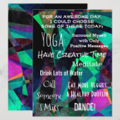 Carte Rappels d'auto-motivation pratiques pour une journ (Devant / Derrière)