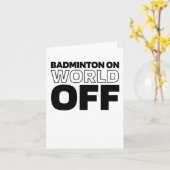 Carte Raquette De Navette - Raquette De Cour Badminton S (Fleur jaune)