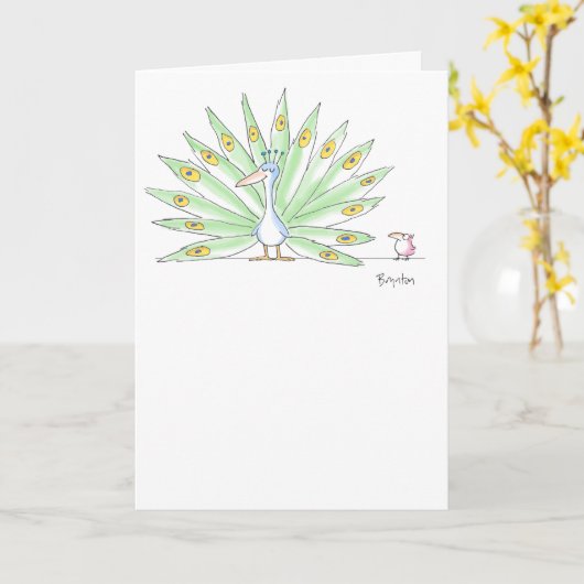 Carte RARE BIRD Boynton (Fleur jaune)