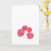 Carte Raspberry (Fleur jaune)