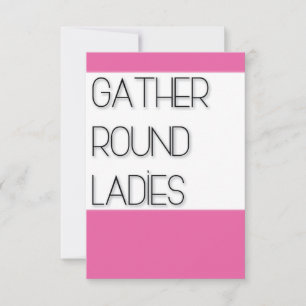 Carte Rassembler les dames rondes