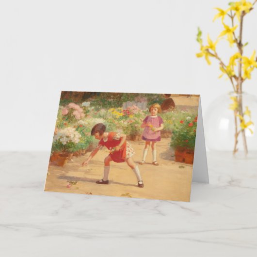 Carte Rassembler les fleurs | Victor Gabriel Gilbert (Fleur jaune)