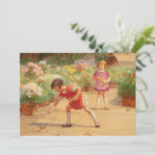 Carte Rassembler les fleurs | Victor Gabriel Gilbert (Debout devant)