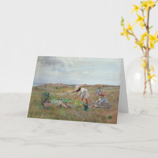 Carte Rassembler les fleurs | William Merritt Chase (Fleur jaune)