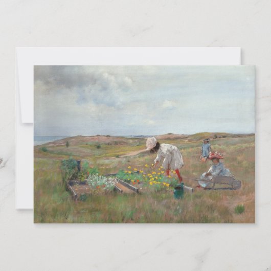 Carte Rassembler les fleurs | William Merritt Chase (Devant)