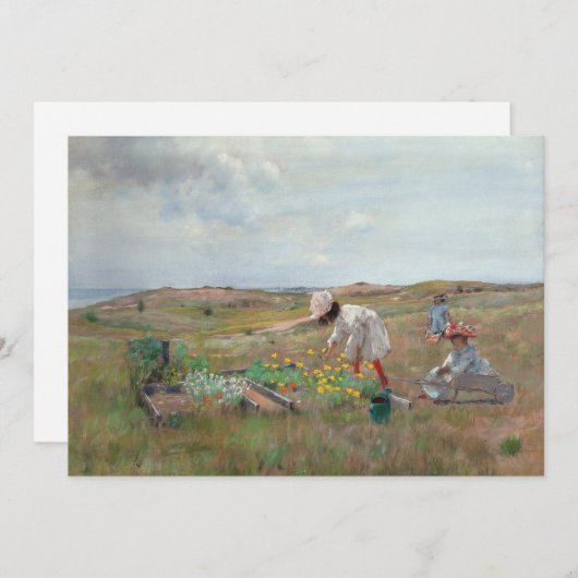 Carte Rassembler les fleurs | William Merritt Chase (Devant / Derrière)