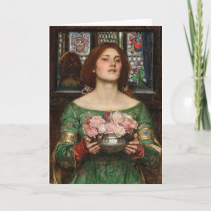 Carte Rassembler Ye Rosebuds   John William Waterhouse