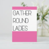 Carte Rassemblez-vous Mesdames (Debout devant)