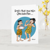 Carte Rassurant 46e anniversaire (Fleur jaune)