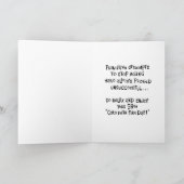 Carte Rassurant 59e anniversaire (Intérieur)