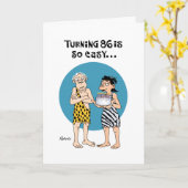 Carte Rassurant 86e anniversaire (Fleur jaune)