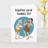 Carte Rassurant Homme 52e anniversaire (Fleur jaune)