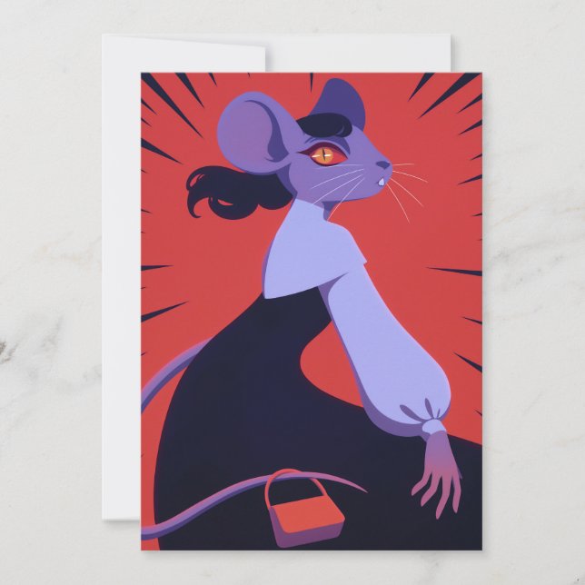 Carte Rat anthropomorphe (Devant)
