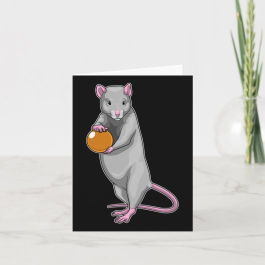 Carte Rat Bowling Bowling Ball (Devant)
