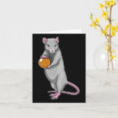 Carte Rat Bowling Bowling Ball (Fleur jaune)