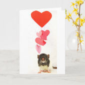 Carte Rat de coeur (Fleur jaune)