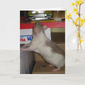 Carte Rat d'ordinateur (Fleur jaune)