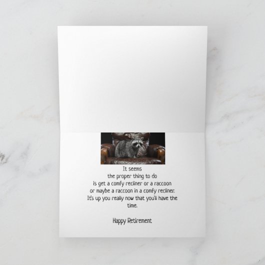 Carte Raton Amusant Maintenant que Vous Êtes À LA RETRAI (Intérieur)