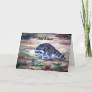 Carte Raton laveur ce qui est ce Birtday